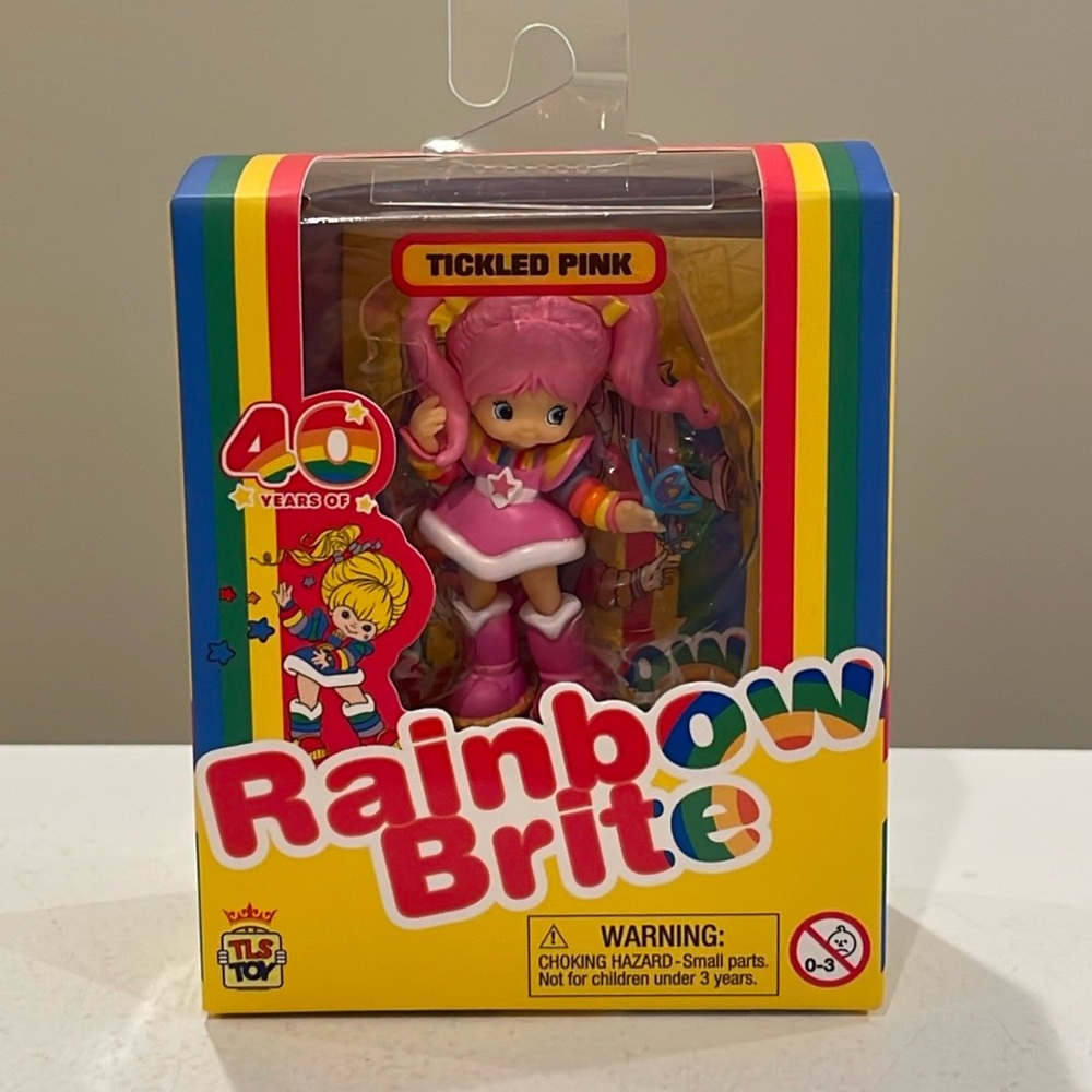 New Rainbow Brite Series 2 TICKLED PINK Cheebee! Figurine by TLS Toy